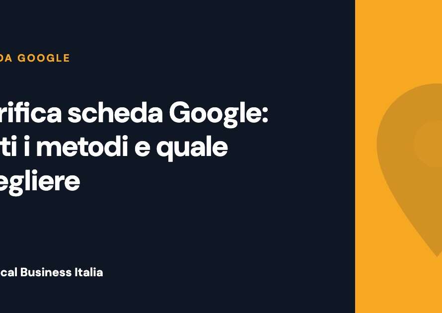 Copertina della guida alla verifica scheda Google per ristoranti e attività locali