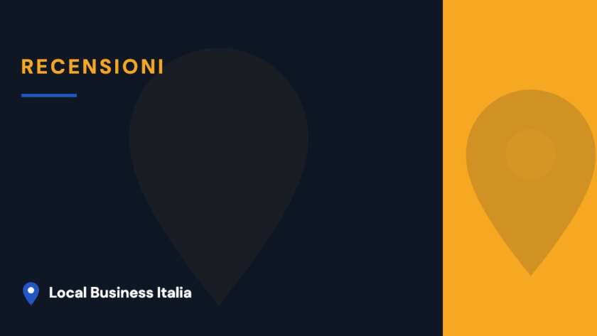 Copertina grafica Local Business Italia sul cluster Recensioni, per l articolo su come rispondere alle recensioni negative di un ristorante